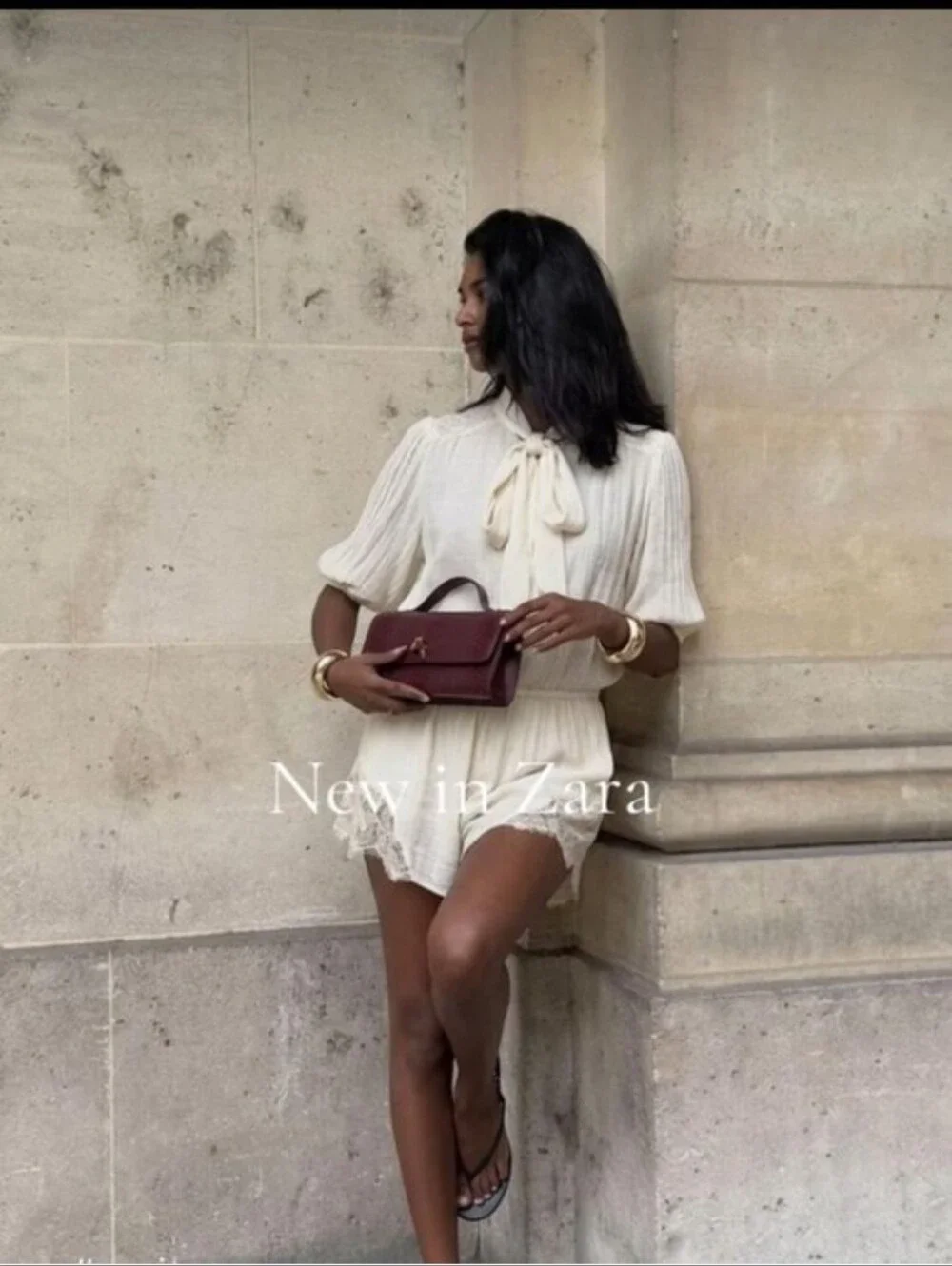 ZARA VIRAL LACE SHORT JUMPSUIT_12